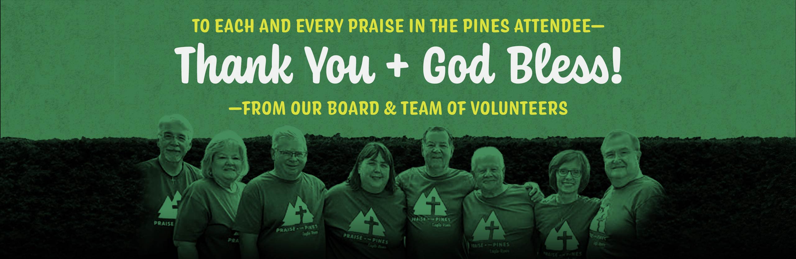 2025-Thank-You-Banner Bringing the Gospel to the Northwoods and Beyond