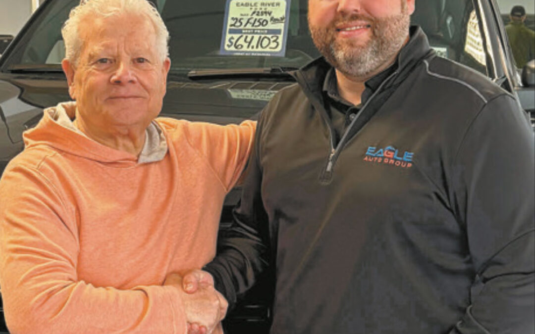 Eagle River Ford’s Kyle Plummer donates $5,000 to Praise in the Pines